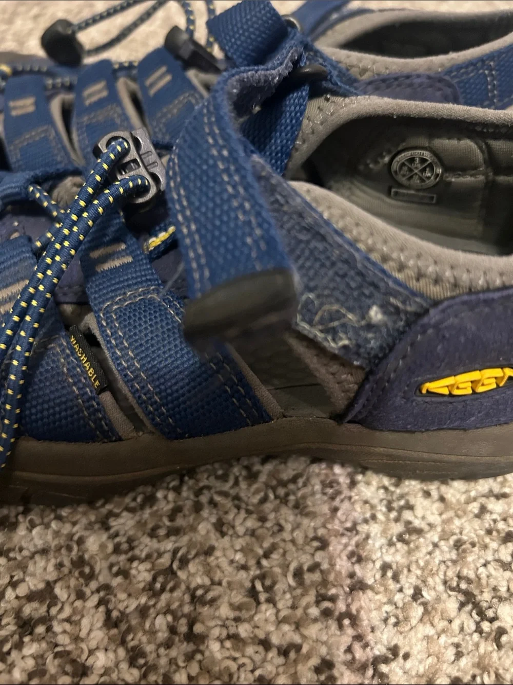 Keen Navy Blue Kids Closed-Toe Adventure Sandals